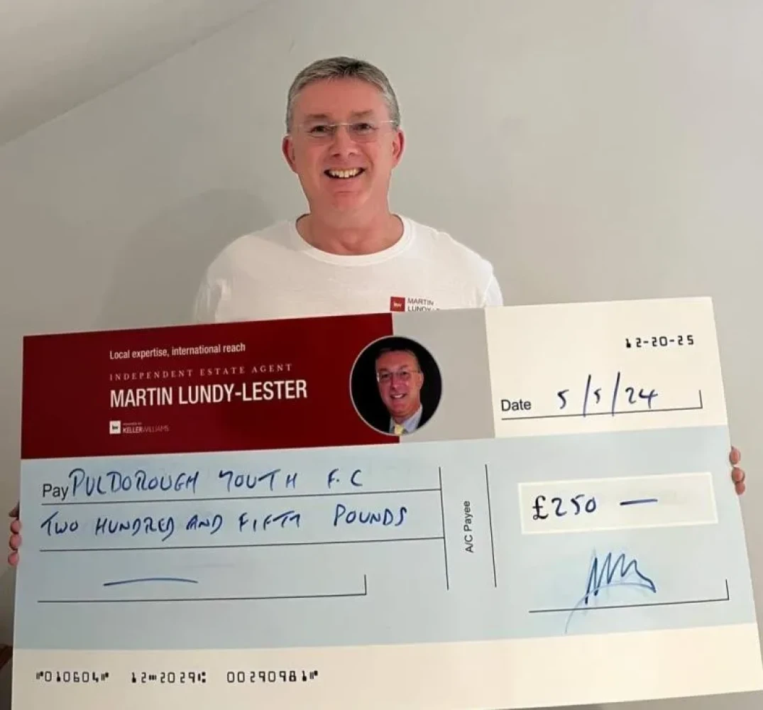 Generous donation from Martin Lundy-Lester Estate Agents